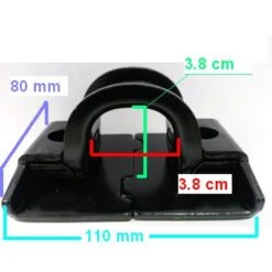 Abus Anneau Fixation Sol Et Mur Pour Vélo -Magasin De Sport De Vélo anneau fixation sol et mur pour velo full 3