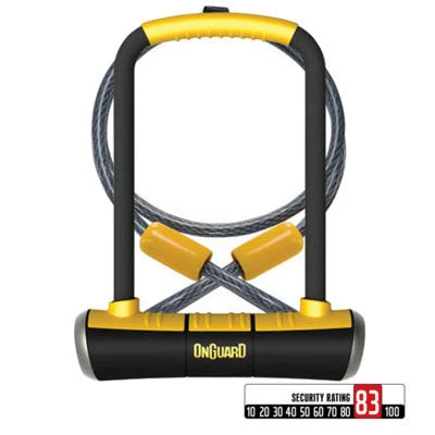 Antivol de vélo U à clé et câble 120 cm Pitbull DT Onguard Antivol De Vélo U à Clé Et Câble 120 Cm Pitbull DT Onguard -Magasin De Sport De Vélo antivol de velo u a cle et cable 120 cm pitbull dt onguard full