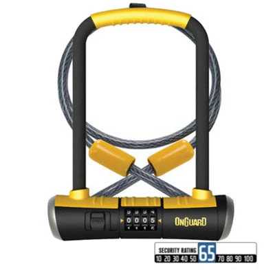 Antivol vélo U à code et câble 120 cm Bulldog Combo DT Onguard Antivol Vélo U à Code Et Câble 120 Cm Bulldog Combo DT Onguard -Magasin De Sport De Vélo antivol velo u a code et cable 120 cm bulldog combo dt onguard full