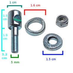 Boulon Guillotine Pour Porte Patin Vélo -Magasin De Sport De Vélo boulon guillotine pour porte patin velo full 4