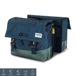 Double Sacoche Vélo étanche En Matériau Recyclé 40L Urban Proof -Magasin De Sport De Vélo double sacoche velo etanche en materiau recycle 40l urban proof full 5