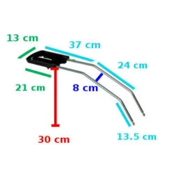 Extra Barre Pour Siège Siesta Et Caress - Hamax -Magasin De Sport De Vélo extra barre pour siege siesta et caress hamax full 4