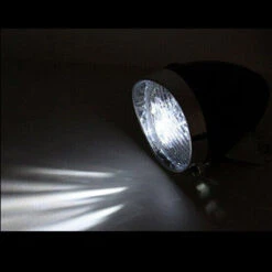 Magasin De Sport De Vélo -Magasin De Sport De Vélo feu avant velo vintage sur fourche 3 leds full 2