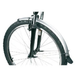 Messingschlager Paire De Garde Boue Pour Vélo 26 Pouces Avec Câble électrique - 60 Mm 2 Messingschlager Paire De Garde Boue Pour Vélo 26 Pouces Avec Câble électrique - 60 Mm -Magasin De Sport De Vélo garde boue argent avant et arriere pour velo 26 pouces 60 mm full 3