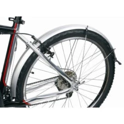 Messingschlager Paire De Garde Boue Pour Vélo 26 Pouces Avec Câble électrique - 60 Mm 3 Messingschlager Paire De Garde Boue Pour Vélo 26 Pouces Avec Câble électrique - 60 Mm -Magasin De Sport De Vélo garde boue argent avant et arriere pour velo 26 pouces 60 mm full 4