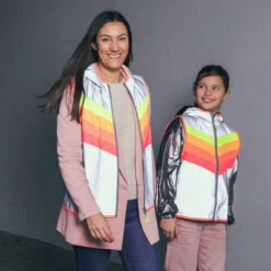 Gilet Réfléchissant Multicolore Pour Femmes Darkflow Go Fluo -Magasin De Sport De Vélo gilet reflechissant multicolore pour femmes darkflow go fluo full 3