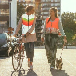 Gilet Réfléchissant Multicolore Pour Femmes Darkflow Go Fluo -Magasin De Sport De Vélo gilet reflechissant multicolore pour femmes darkflow go fluo full 6