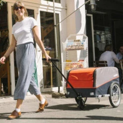 Kit Charrette Manuelle Pour Remorque Vélo Cargo Croozer -Magasin De Sport De Vélo kit charrette manuelle pour remorque velo cargo croozer full 3