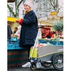 Kit Charrette Manuelle Pour Remorque Vélo Cargo Croozer -Magasin De Sport De Vélo kit charrette manuelle pour remorque velo cargo croozer full 5