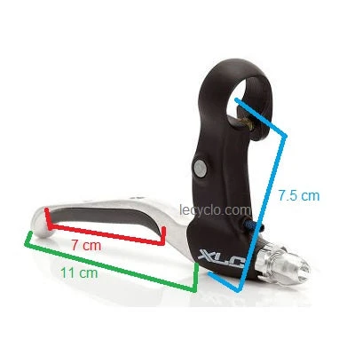 Leviers de frein de vélo revêtement caoutchouc - La paire XLC Leviers De Frein De Vélo Revêtement Caoutchouc - La Paire -Magasin De Sport De Vélo leviers de frein de velo revetement caoutchouc la paire full 3