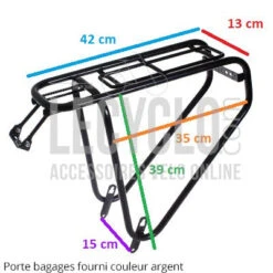 Porte Bagages Vélo Argent Charges Lourdes 35 Kilos Steco 2 Porte Bagages Vélo Argent Charges Lourdes 35 Kilos Steco -Magasin De Sport De Vélo porte bagages velo argent charges lourdes 35 kilos steco full 3