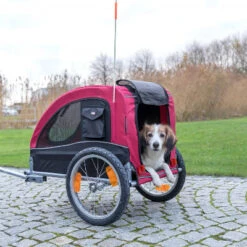 Remorque Vélo Pour Chien De Moins De 22 Kg - Trixie -Magasin De Sport De Vélo remorque velo pour chien de moins de 22 kg trixie full 4