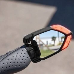 Rétroviseurs Clignotants Pour Vélo Et Trottinette QLÏR Visaia Bike 2 Rétroviseurs Clignotants Pour Vélo Et Trottinette QLÏR Visaia Bike -Magasin De Sport De Vélo retroviseur clignotant velo qlir vasaia bike
