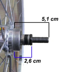 Roue Vélo Arrière City 650B Monovitesse -Magasin De Sport De Vélo roue velo arriere city 650b monovitesse full 3