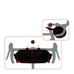 Sacoche De Guidon Pour Le Bikepacking 9L Aqua Evo Adventure Oxford -Magasin De Sport De Vélo sacoche guidon oxford aquaevo 9L 6