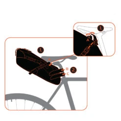 Sacoche De Selle Pour Le Bikepacking 10L Aqua Evo Adventure Oxford -Magasin De Sport De Vélo sacoche selle oxford adventure 8