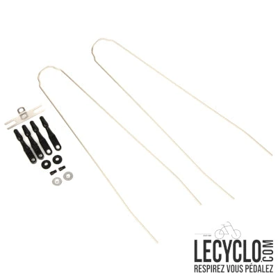 Set garde-boue aluminium 28 pouces R'Light Stronglight - argent Set Garde-boue Aluminium 28 Pouces R'Light Stronglight - Argent -Magasin De Sport De Vélo set garde boue aluminium 28 pouces r light stronglight argent full 4