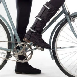 Sur Chaussures Leggits Imperméables Vélo Pour Femme - Noir -Magasin De Sport De Vélo sur chaussures leggits impermeables velo pour femme noir full 3