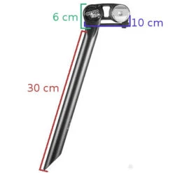 Tige De Selle Réglable Futura Ergotec -Magasin De Sport De Vélo tige de selle reglable futura ergotec full 6