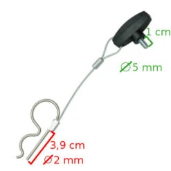 Vis à Papillon Avec Goupille Pour FollowMe -Magasin De Sport De Vélo vis a papillon avec goupille pour followme full 5