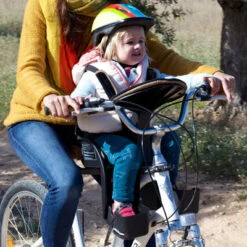 WeeRide DeLuxe Siège Enfant Avant Pour Vélo -Magasin De Sport De Vélo weeride deluxe siege enfant avant marron pour velo full 5
